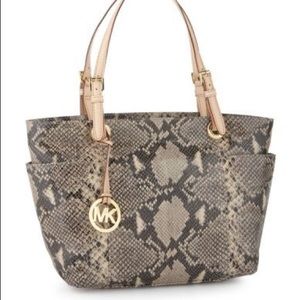 Michael Kors snakeskin purse